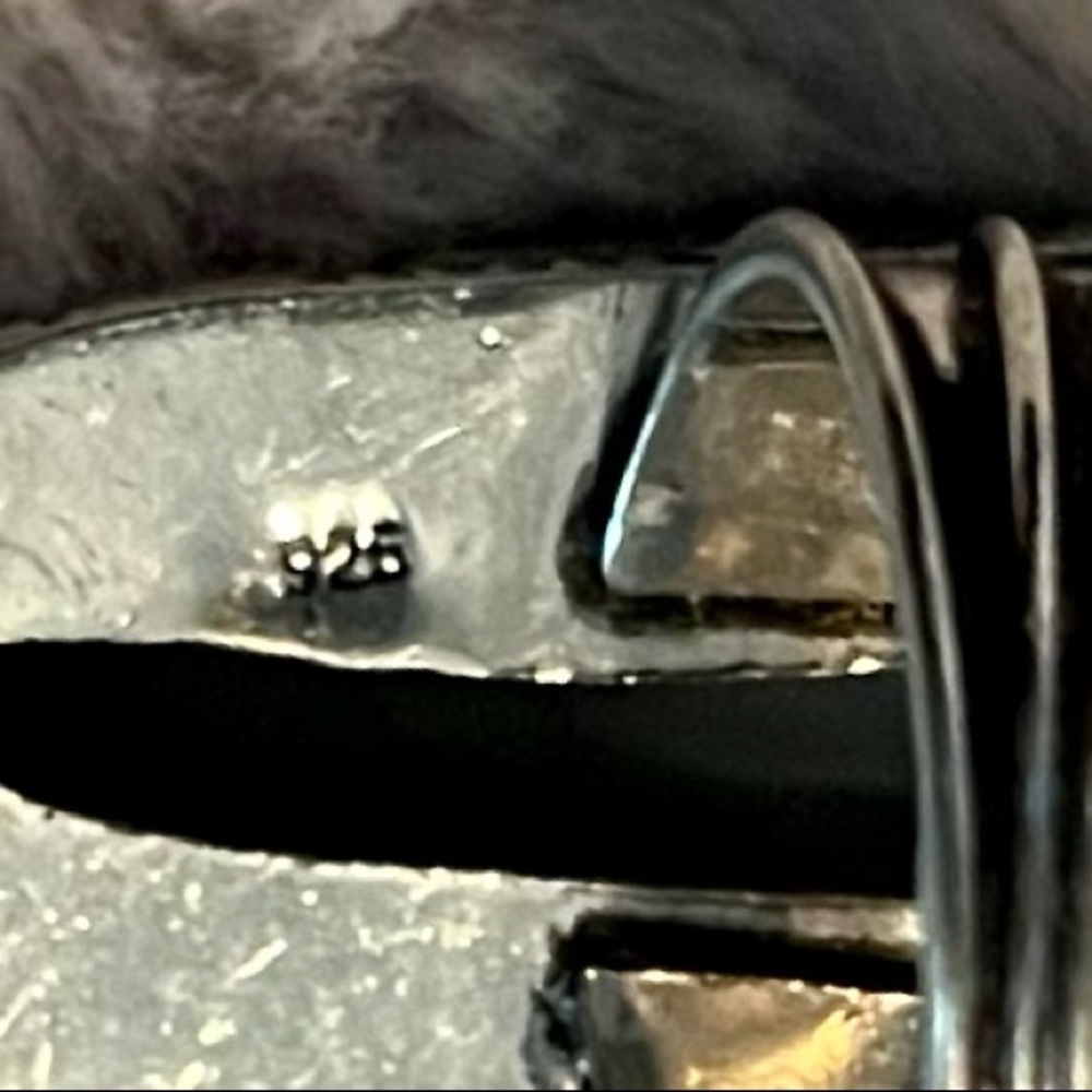 Handmade Sterling Silver Solar Agate ring - Picture 6 of 6
